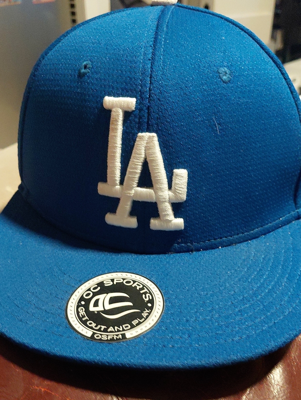 Kids Blue LA Embroidered Baseball Cap